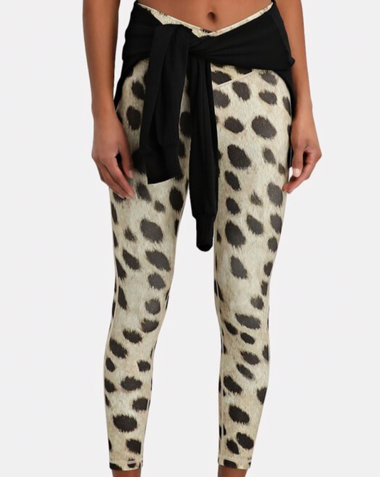 WeWoreWhat Splice Leopard Leggings