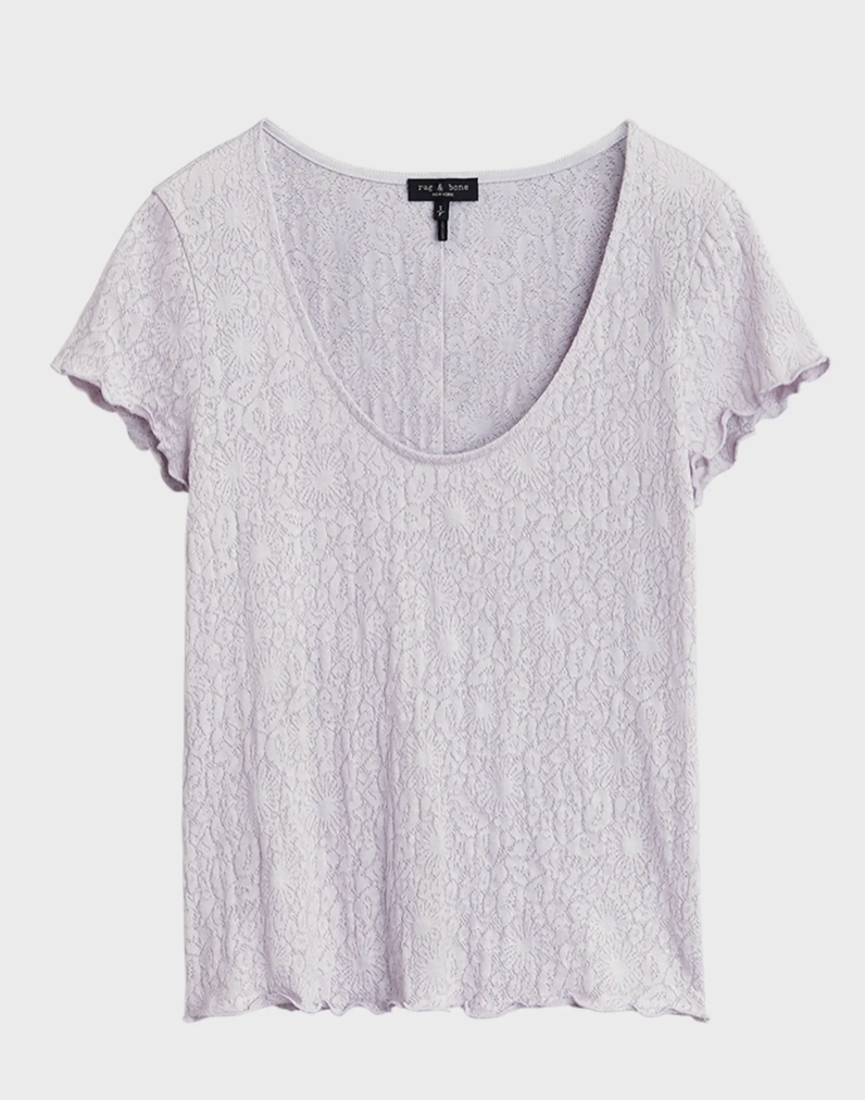 Rag & Bone Gemma Floral Short-Sleeve Tee