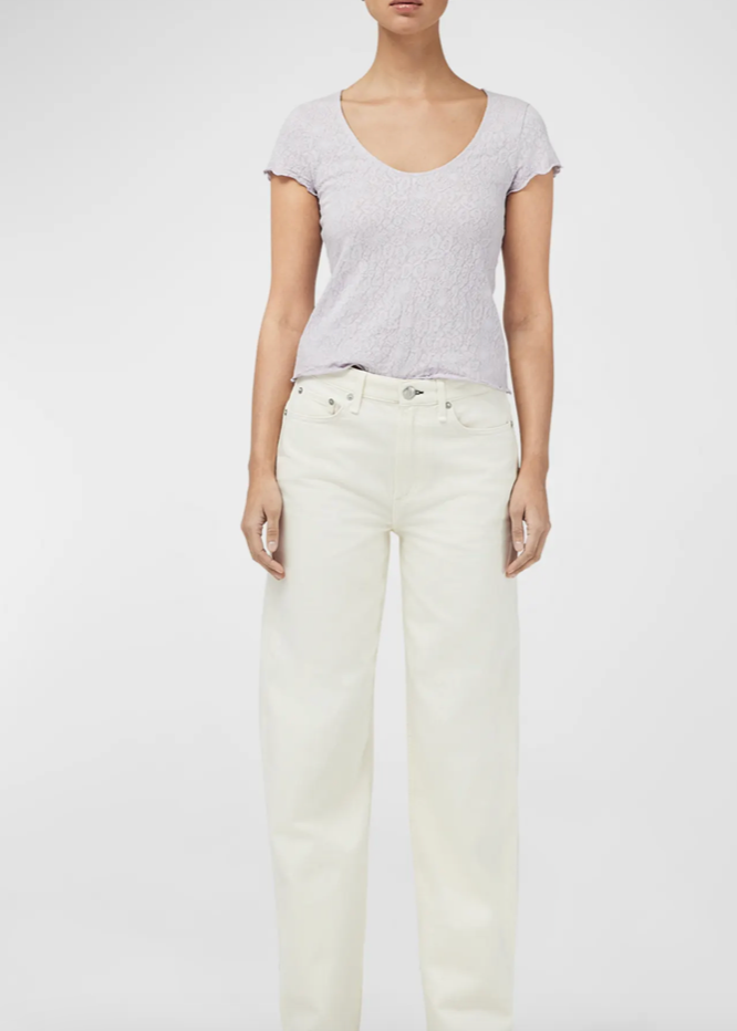 Rag & Bone Gemma Floral Short-Sleeve Tee