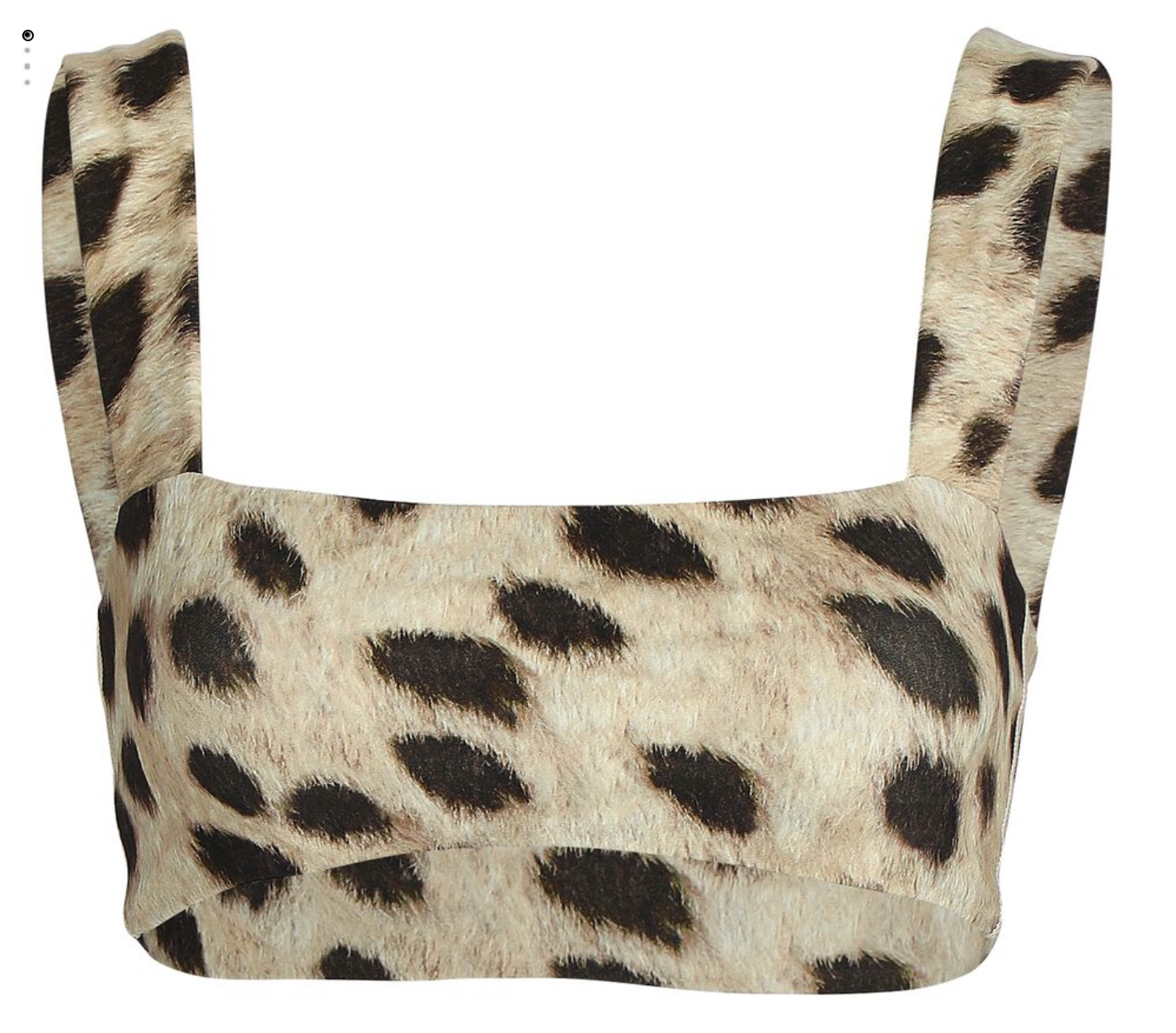 WeWoreWhat Leopard Bandeau Bra Top