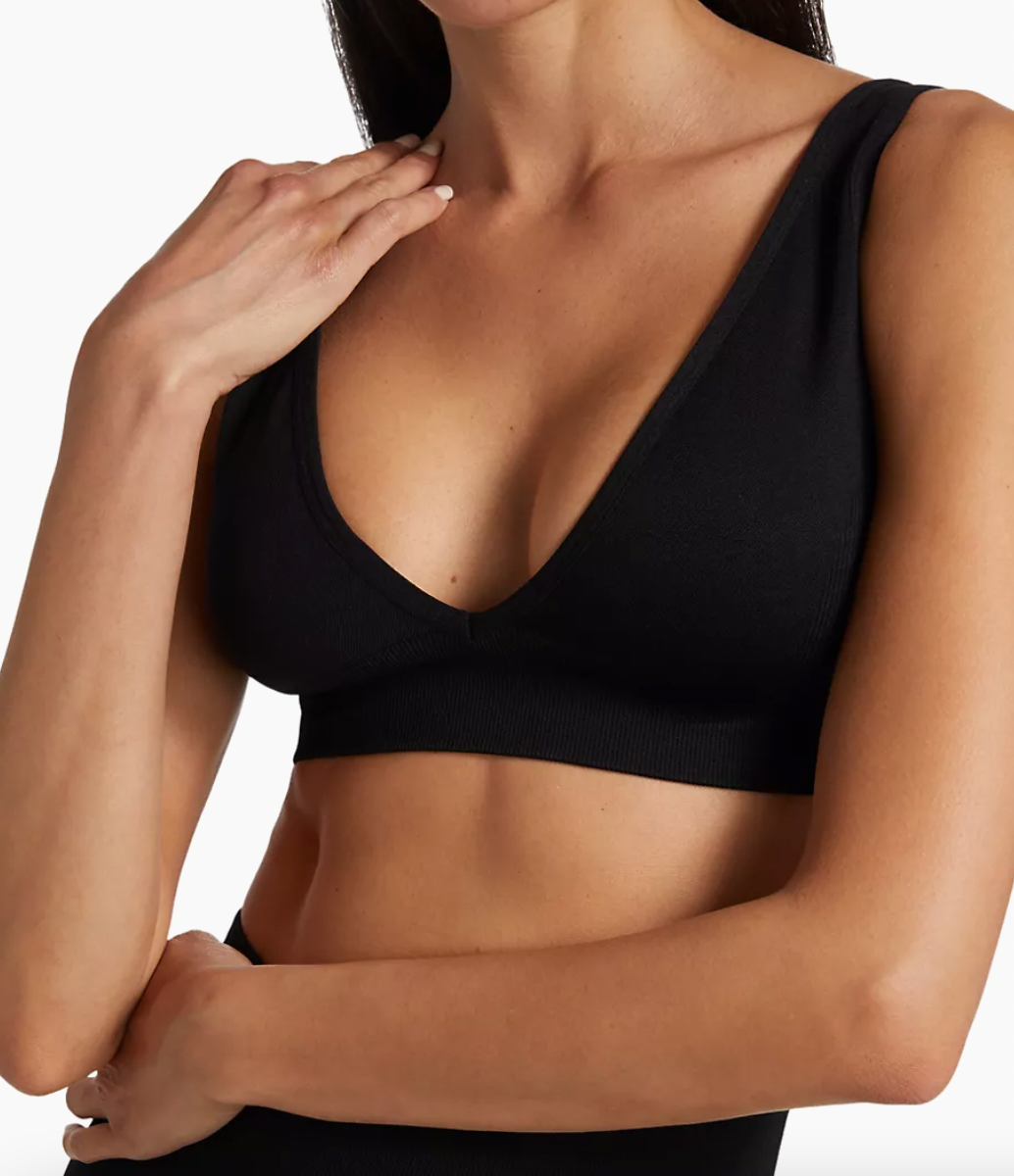 WeWoreWhat V-Neck Bra Top, XL
